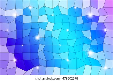 blue, purple background image from the polygonal elements. Vector illustration. Abstraction. For design, presentations, banners.
