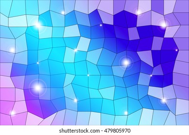 blue, purple background image from the polygonal elements. Vector illustration. Abstraction. For design, presentations, banners.