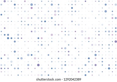Blue, purple bokeh background. Scalable vector illustration. Pattern with circles of different scale and transparency with overlap. Colorful background for banners, web pages, ads, Wallpapers