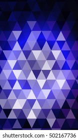 blue, purple color polygon background. Triangle geometrical pattern. Vector illustration. Geometric design for business, brochure