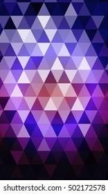 blue, purple color polygon background. Triangle geometrical pattern. Vector illustration. Geometric design for business, brochure