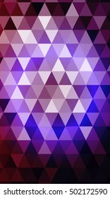 blue, purple color polygon background. Triangle geometrical pattern. Vector illustration. Geometric design for business, brochure