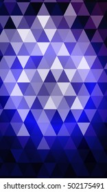 blue, purple color polygon background. Triangle geometrical pattern. Vector illustration. Geometric design for business, brochure