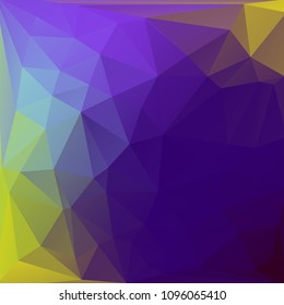 Blue and purple colorful low poly geometric background with triangles. Polygonal abstract background for website, mobile application design or corporate business style.
