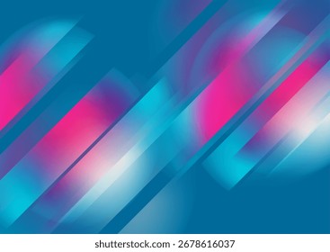 Fondo geométrico abstracto de círculo de corte púrpura azul. Diseño de Vector moderno de alta tecnología