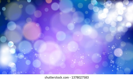 Blue and Purple Defocused Background