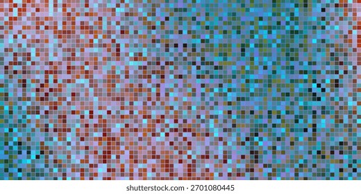 Blue purple disco party pattern. Iridescent sequin mosaic texture background. Abstract shining halftone wallpaper. Pop up comic glitter sparkles backdrop. Retro vector design template