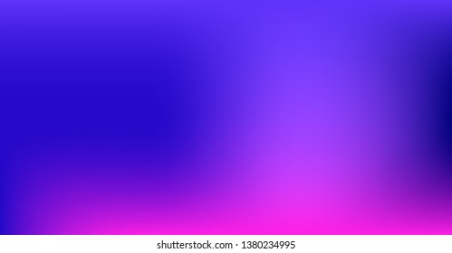 Blue Purple Dreamy Vibrant Gradient Vector Background.  