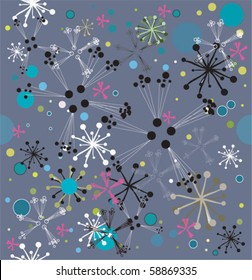 blue purple flake pattern