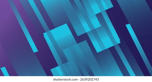 Blue purple geometric background design. Vector illustration