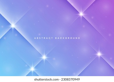 Abstrakter, blauer violetter Farbverlauf-Hintergrund mit leuchtenden Linien