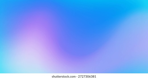 Fundo abstrato do gradiente azul e roxo com ondas suaves

