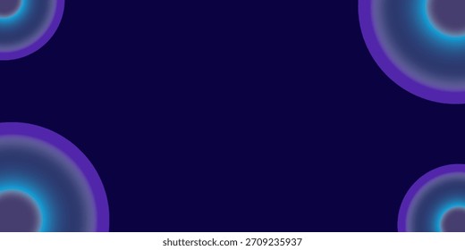 Fondo de círculos degradados azul y púrpura. Vector Eps10