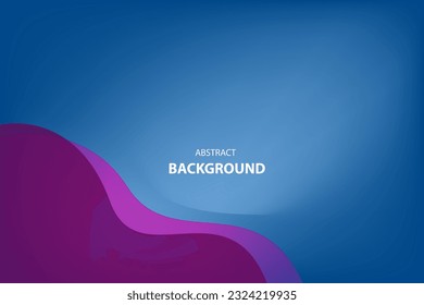 Blue and purple gradient color abstract background. Vector illustration