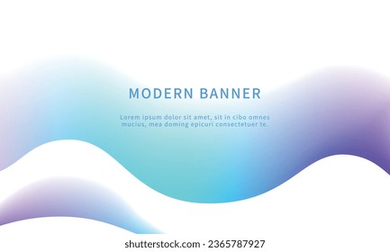 Fondo de forma de onda de gradiente azul y violeta.