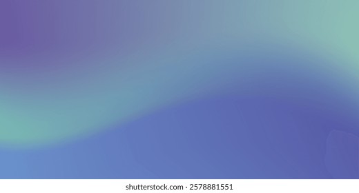 Blue, purple, green gradient. Soft pastel color gradient. Holographic blurred abstract background. vector illustration eps10