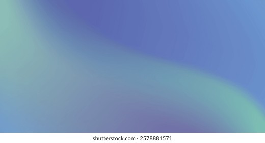 Blue, purple, green gradient. Soft pastel color gradient. Holographic blurred abstract background. vector illustration eps10