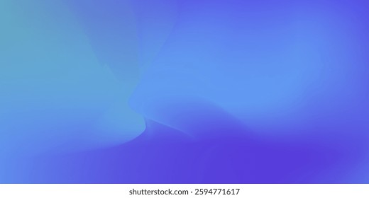 Blue, purple, green gradient. Soft pastel color gradient. Holographic blurred abstract background.