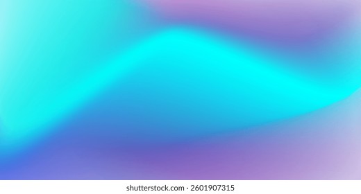Blue, purple, green gradient. Soft pastel color gradient. Holographic blurred abstract background.
