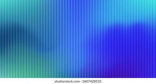 Blue, purple, green gradient. Soft pastel color gradient. Holographic blurred abstract background.