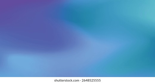 Degradado azul, púrpura y verde. Suave gradiente de color pastel.