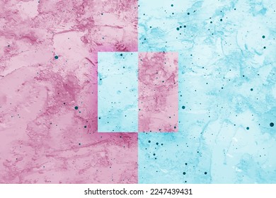 Blue purple grunge minimalistic background with dots. Abstract vector design