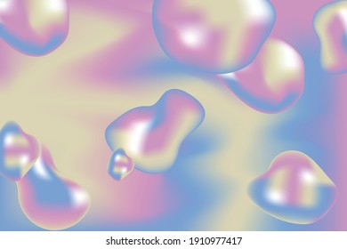 blue and purple liquid background