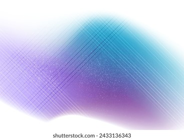 Blue purple liquid grunge gradient and lines abstract background. Vector geometric minimal design