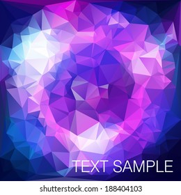 Blue, purple, pink  Abstract Background Vector