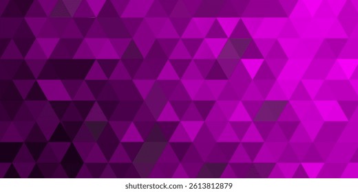 Blue, Purple, Pink Background With Triangle Pattern, Vector, Illustrations