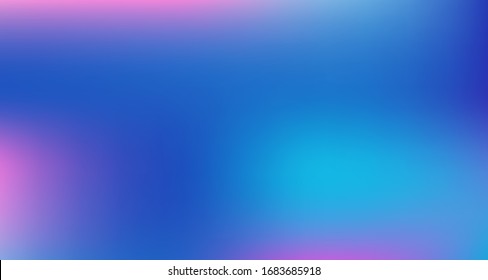 Fondo de degradado digital azul morado rosado. Elegante Banner Horizontal Vibrante Y Sin Esfuerzo. Superposición de color fluorescente Noble Vector. El Liquid Neon Brillante Papel De Fondo. Papel degradado de vidrio de los años 80