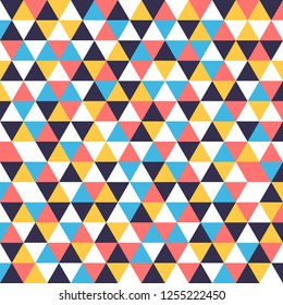 Blue, purple, pink and yellow geometric background