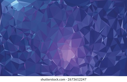 Blue and purple polygonal abstract background geometric