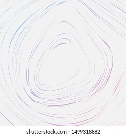 Blue purple refracted circles abstract tech background. Vector design