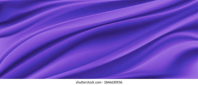 blue purple or silk fabric as background.purple silk or satin luxury fabric texture can use as abstract background.