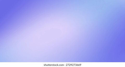 Blue purple smooth abstract gradient background simple. Holographic blurred abstract bg. Vector illustration, EPS 10.