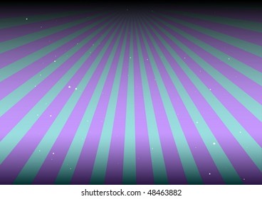Blue and purple striped vector floor