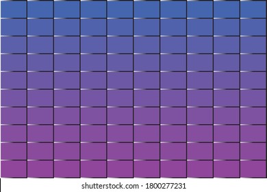 Blue and purple tile background. Vector background.