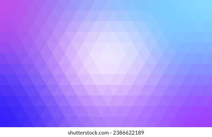 Fondo abstracto del triángulo púrpura azul, diseño de fondo de textura de mosaico de polígono con gradiente multicolor
