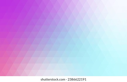 Blue Purple Triangle abstract background, polygon mosaic texture background design with multicolor gradient