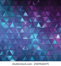 Blue Purple Triangle Vector Background