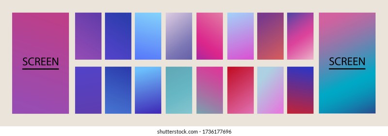 Blue, purple and violet gradient cover design. Vibrant background for screen, poster, banner, wallpaper, social media post