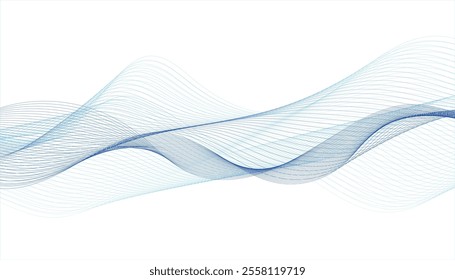 	
Blue and purple violet technology wave abstract line banner. Abstract smooth stylish colorful wave design background	