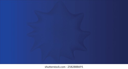 Blue and purple violet vector abstract particles soundwave background