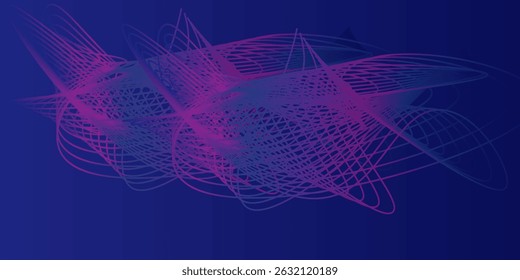 Fondo de onda sonora de luz de Vector violeta azul y púrpura. traje para Anuncio, Web, presentación, póster, folleto.