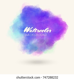 blue purple watercolor background