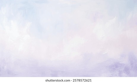 blue, purple watercolor splash stroke of cloudy sky background, sky blue watercolor with soft tiny fog or clouds