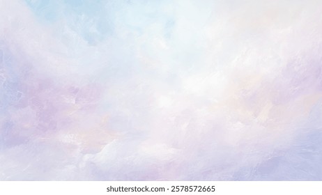 blue, purple watercolor splash stroke of cloudy sky background, sky blue watercolor with soft tiny fog or clouds