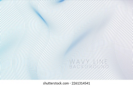 Blue Purple Wave Lines Background. Abstract background, vector template for your ideas, lines texture, wavy lines texture. For design resources