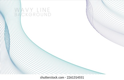 Blue Purple Wave Lines Background. Abstract background, vector template for your ideas, lines texture, wavy lines texture. For design resources